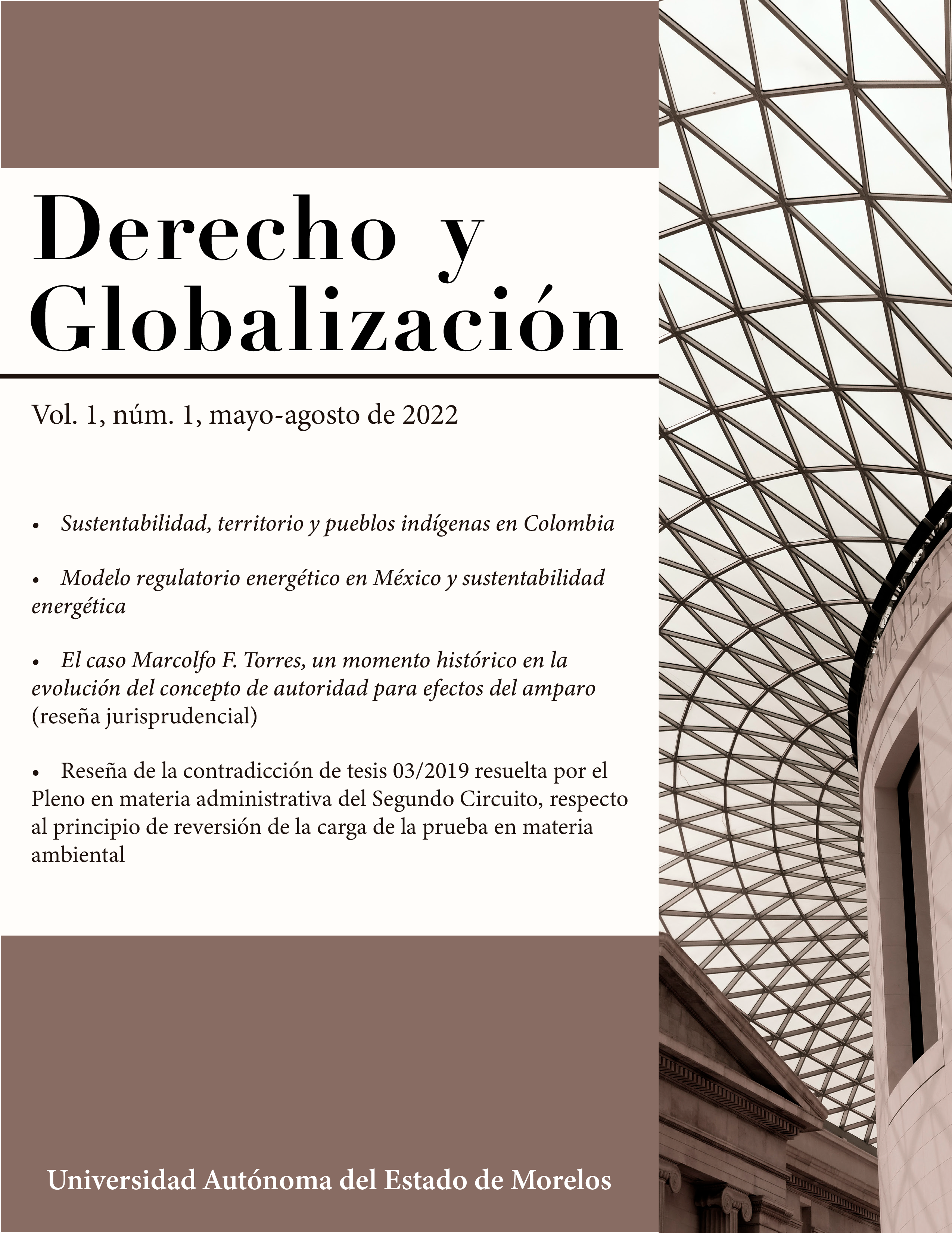Revista Derecho y Globalización. Posgrado de la Facultad de Derecho y Ciencias Sociales de la UAEM