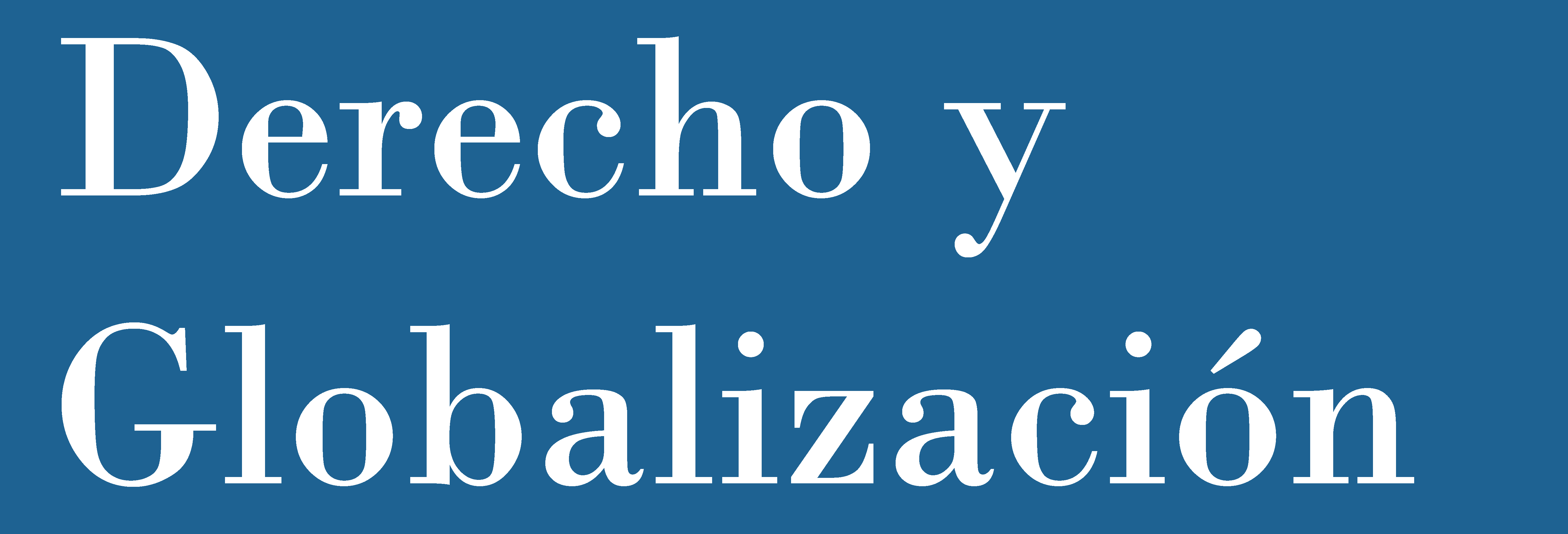 Logo Derecho y globalización. Temas actuales del derecho en la globalidad